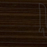 Шпонированный плинтус Pedross (2500x60х22) Венге Полосатый