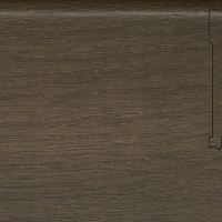 Шпонированный плинтус Pedross (2500x70х15) Дуб Грей