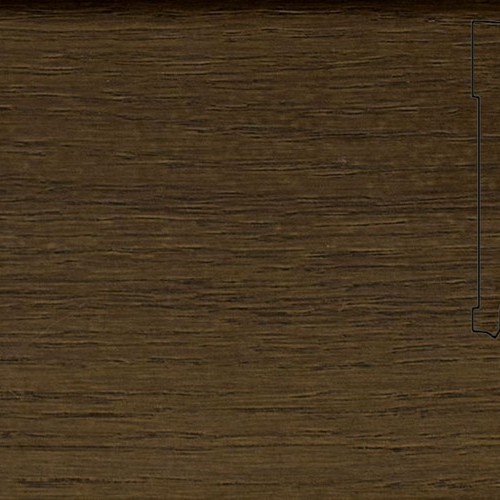 Шпонированный плинтус Pedross (2500x70х15) Дуб Романов