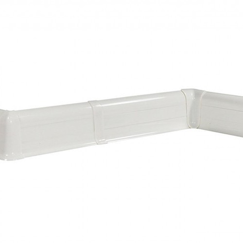 Пластиковый плинтус Wimar (2500x58x23) Белый