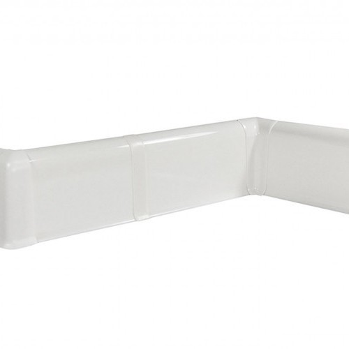 Пластиковый плинтус Wimar (2500x68x24) Белый