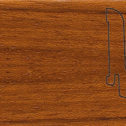 Шпонированный плинтус Pedross (2500x55х18) Ятоба
