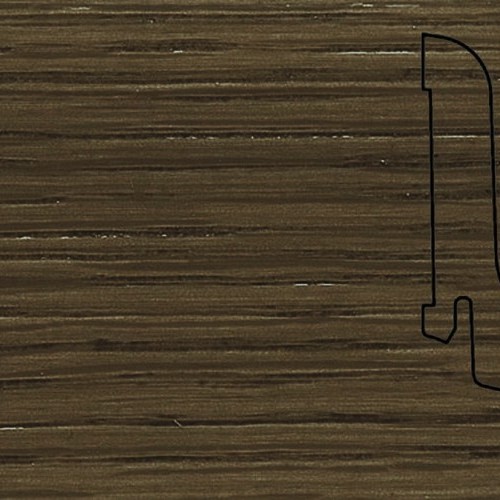 Шпонированный плинтус Pedross (2500x60х22) Дуб Бронза
