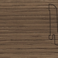 Шпонированный плинтус Pedross (2500x60х22) Дуб Коричневый