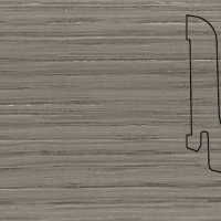 Шпонированный плинтус Pedross (2500x60х22) Дуб Фанди