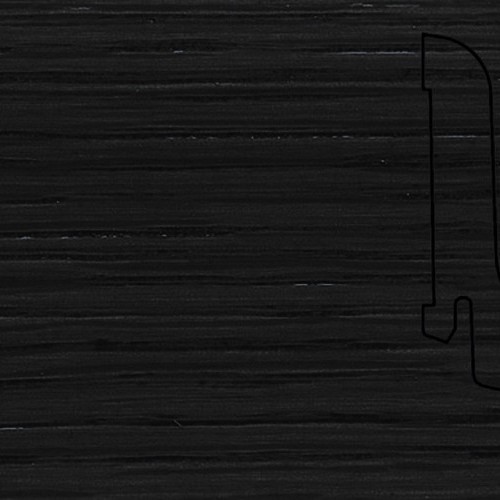 Шпонированный плинтус Pedross (2500x60х22) Дуб Чёрный