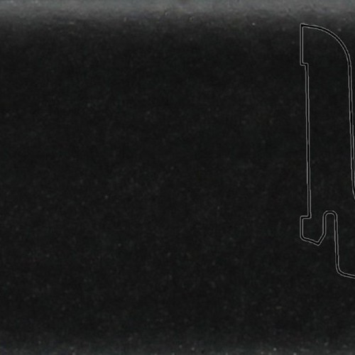Шпонированный плинтус Pedross (2500x60х22) Черный
