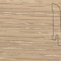 Шпонированный плинтус Pedross (2500x60х22) Дуб Латте