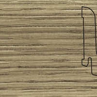 Шпонированный плинтус Pedross (2500x60х22) Дуб Презенс