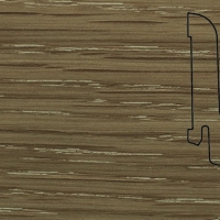 Шпонированный плинтус Pedross (2500x60х22) Дуб Чиспик