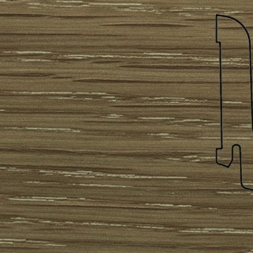 Шпонированный плинтус Pedross (2500x60х22) Дуб Чиспик