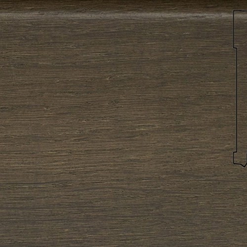 Шпонированный плинтус Pedross (2500x70х15) Дуб Грей