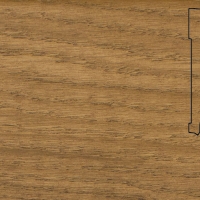 Шпонированный плинтус Pedross (2500x70х15) Дуб Коньяк