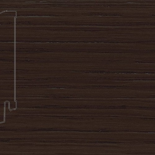 Шпонированный плинтус Pedross (2500x80х18) Дуб Кофе