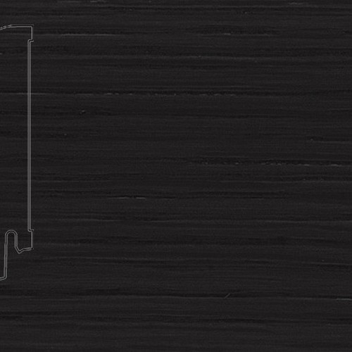 Шпонированный плинтус Pedross (2500x80х18) Дуб Черный