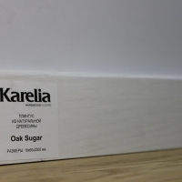 Шпонированный плинтус Karelia (2500х60х16) Дуб Sugar