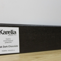 Шпонированный плинтус Karelia (2500х60х16) Дуб Dark Chokolate