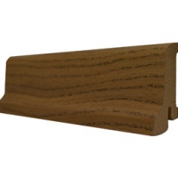 Шпонированный плинтус Polarwood (2500х60х22) Дуб Brown