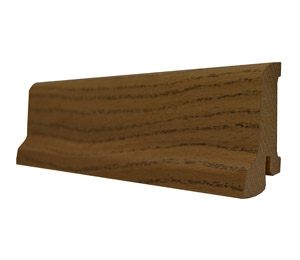 Шпонированный плинтус Polarwood (2500х60х22) Дуб Brown