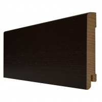 Шпонированный плинтус Focus Floor (2500х95х15) Oak Lacquered Dark Brown