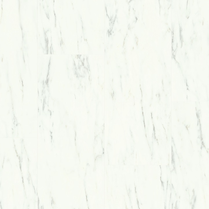 Виниловая плитка (клеевая) Quick-Step Ambient Glue Plus AMGP40136 Мрамор каррарский белый